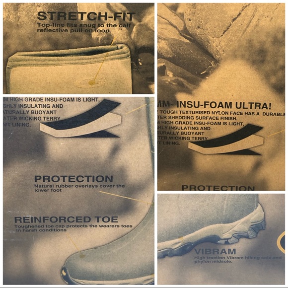 Grubs Sub-Freezing Yard Boots Violet US M5 W6 Mud - Picture 12 of 14